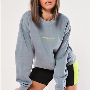 Missguided Slogan Sweatshirt